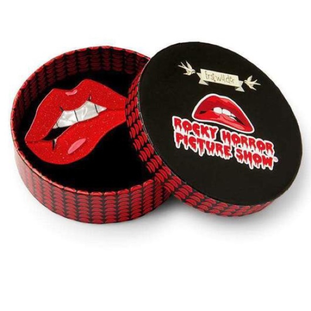 SCIENCE FICTION LIPS BROOCH